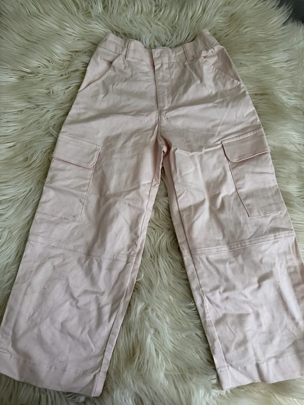 ZARA Cargo Pants in Light Pink